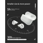 Wholesale Mini Short Design TWS Bluetooth Wireless Headset Earbuds (White)